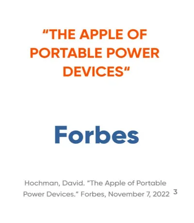Forbes Apple of Portable Power