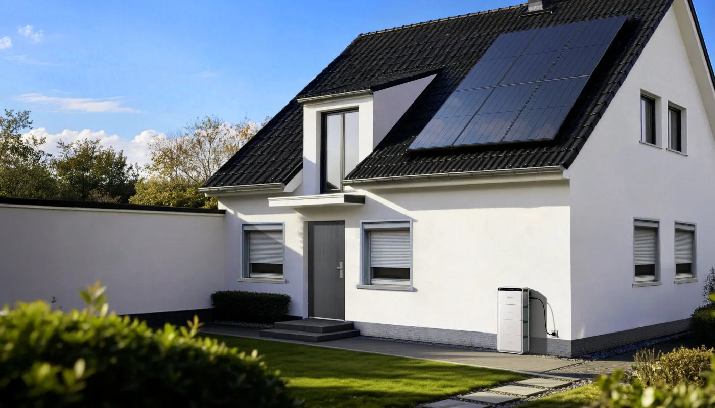 SolarVault 3 Hauswand Montage